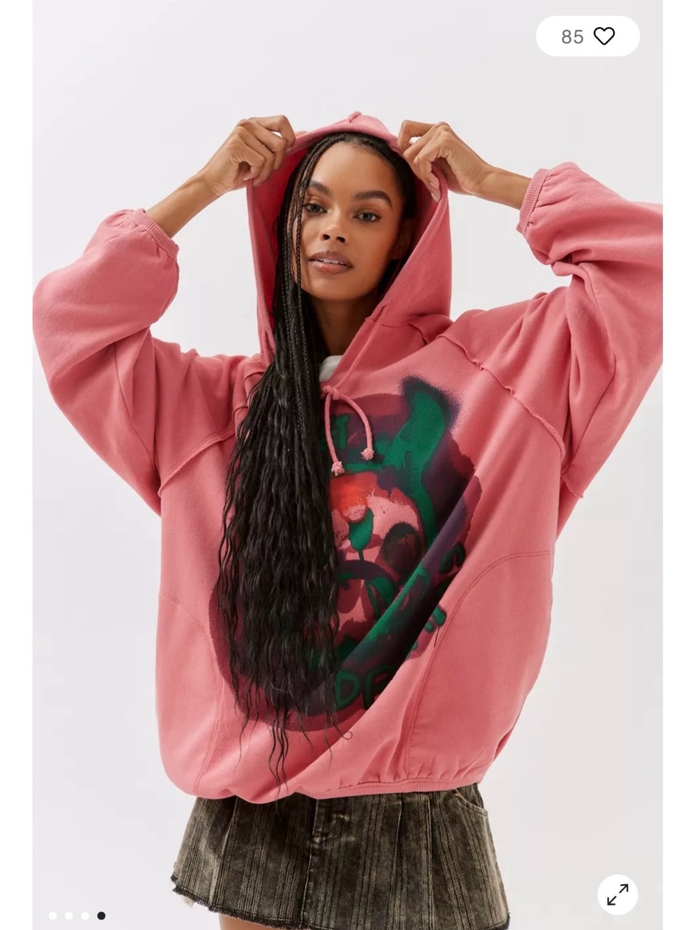Urban Outfitters Ryder Sweet Dreams Hoodie Sweatshirt - Picture 2 of 4
